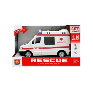 ماشین آمبولانس اسباب بازی موزیکال Musical AMBULANCE Car 1:16_اسباب بازی